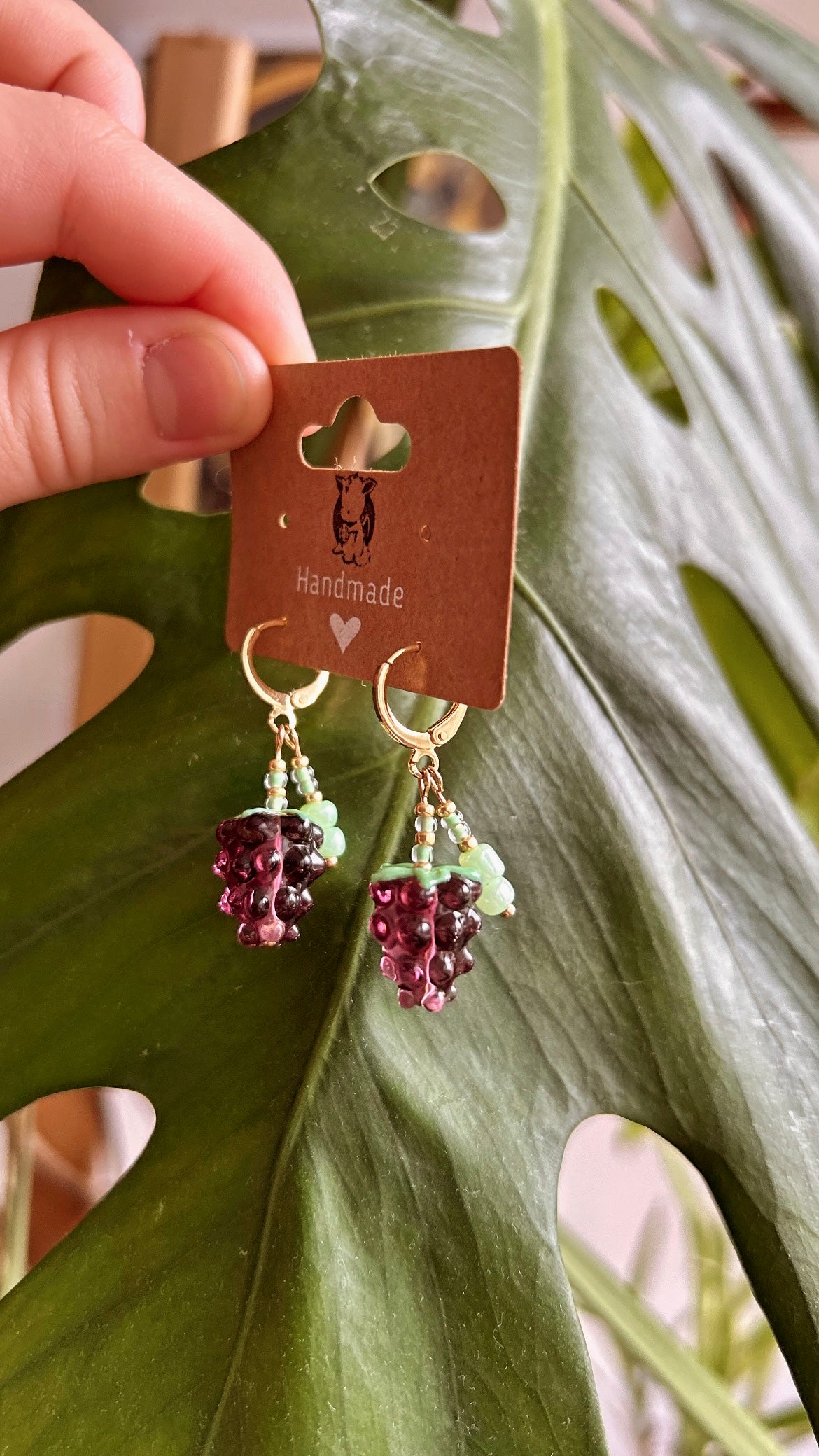 "Berry" - Earrings