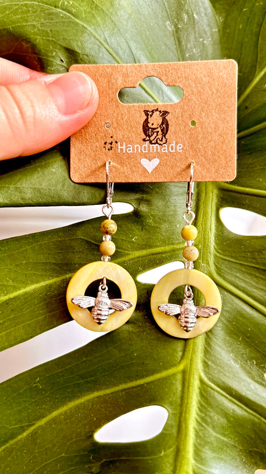 "The Garden Bee" - Earrings