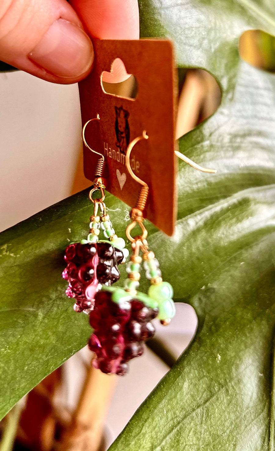 "Berry" - Earrings
