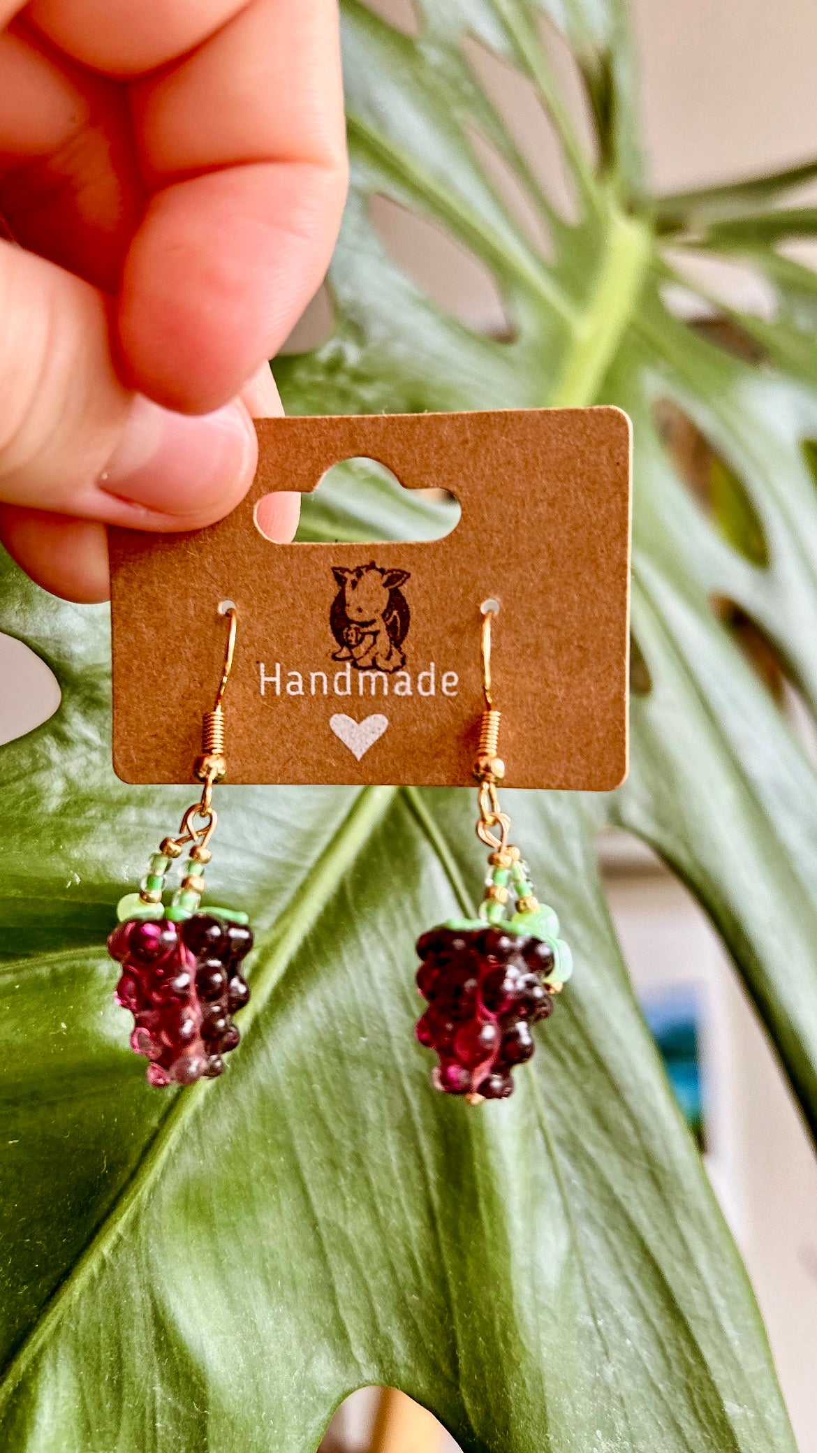 "Berry" - Earrings