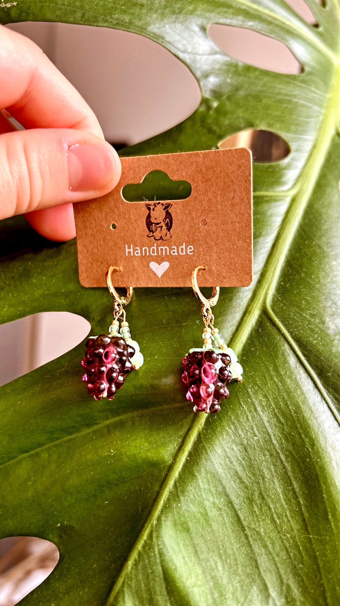"Berry" - Earrings