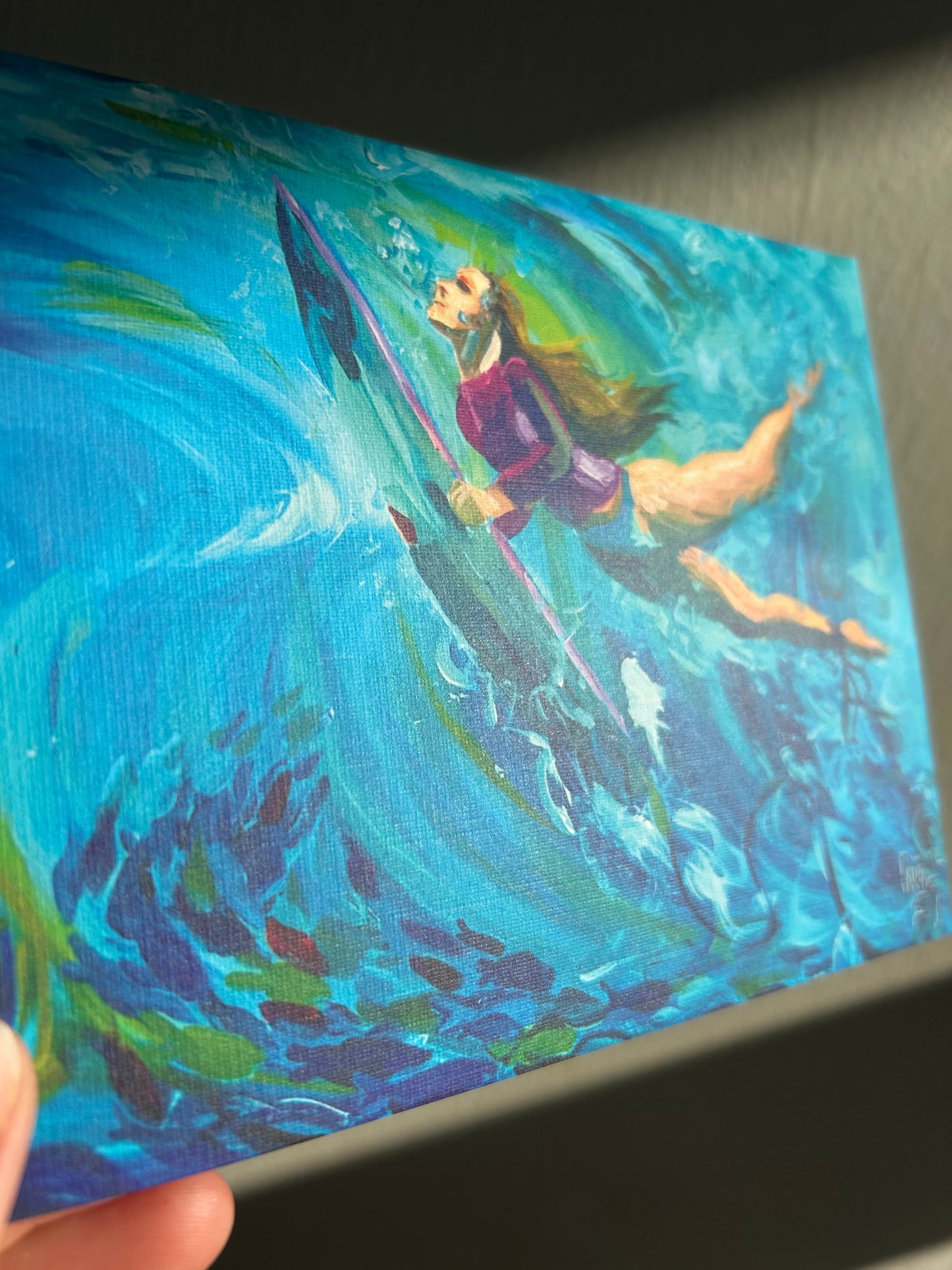 "Surfing spirit" - Art print