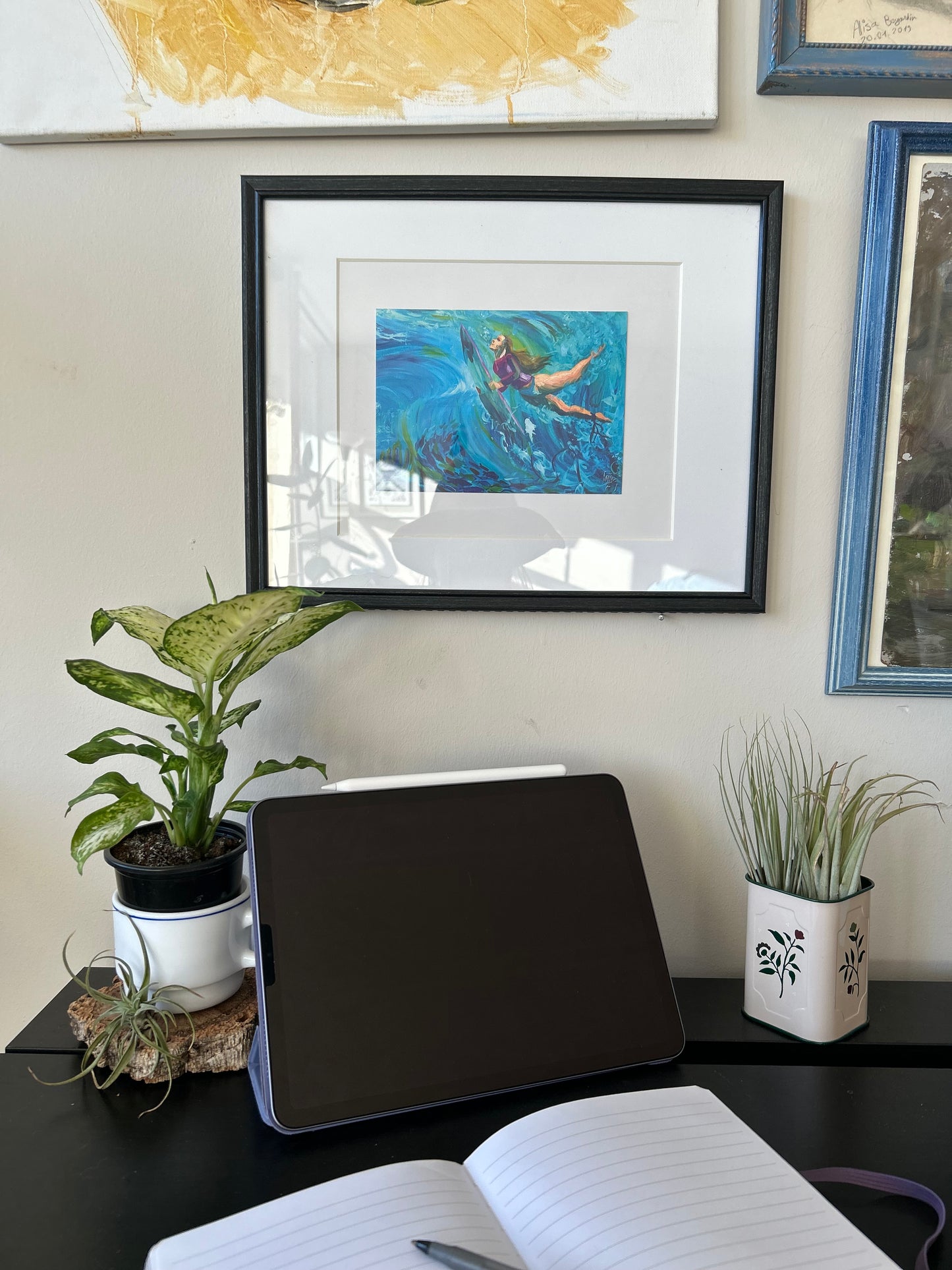 "Surfing spirit" - Art print