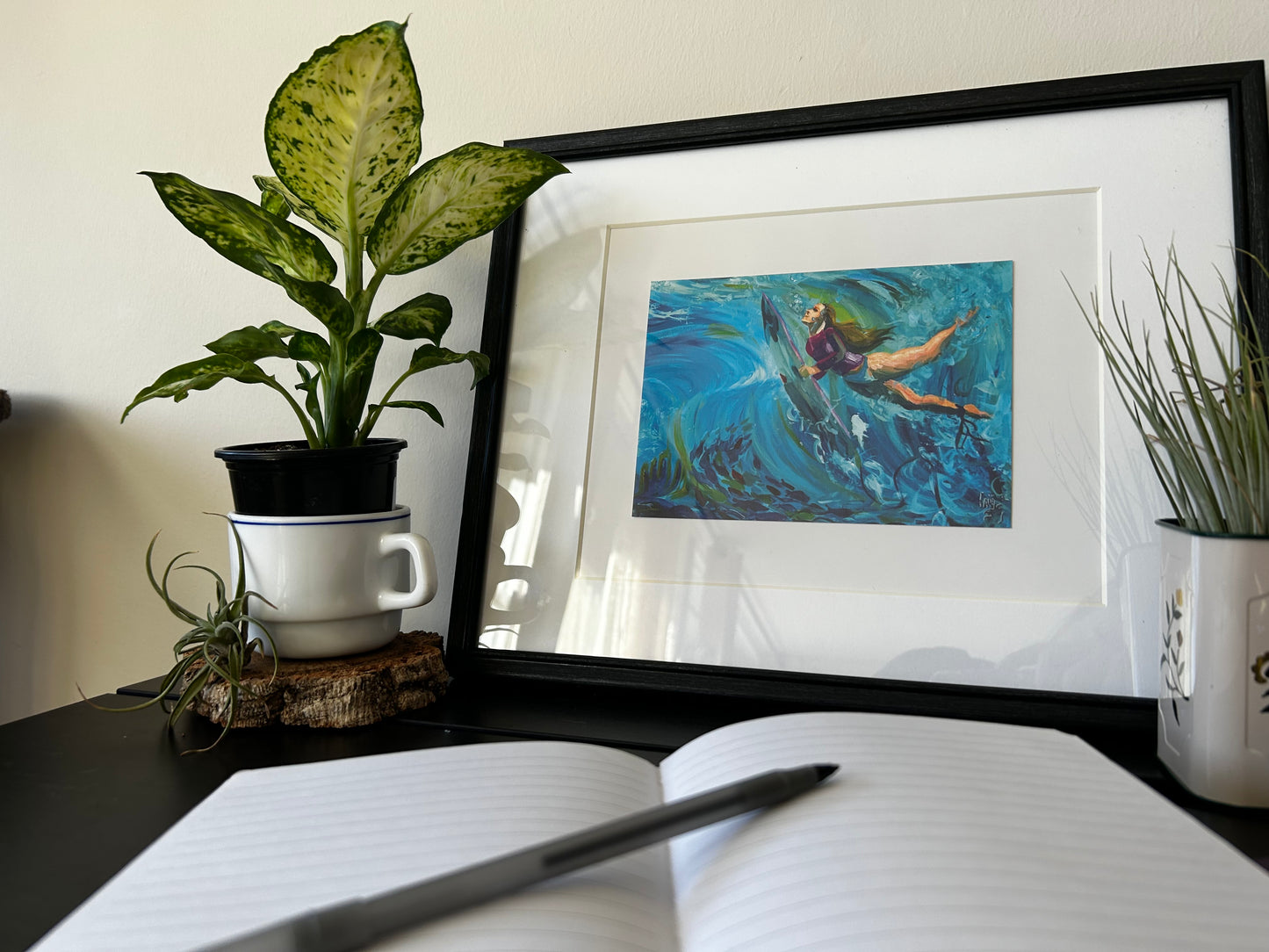"Surfing spirit" - Art print