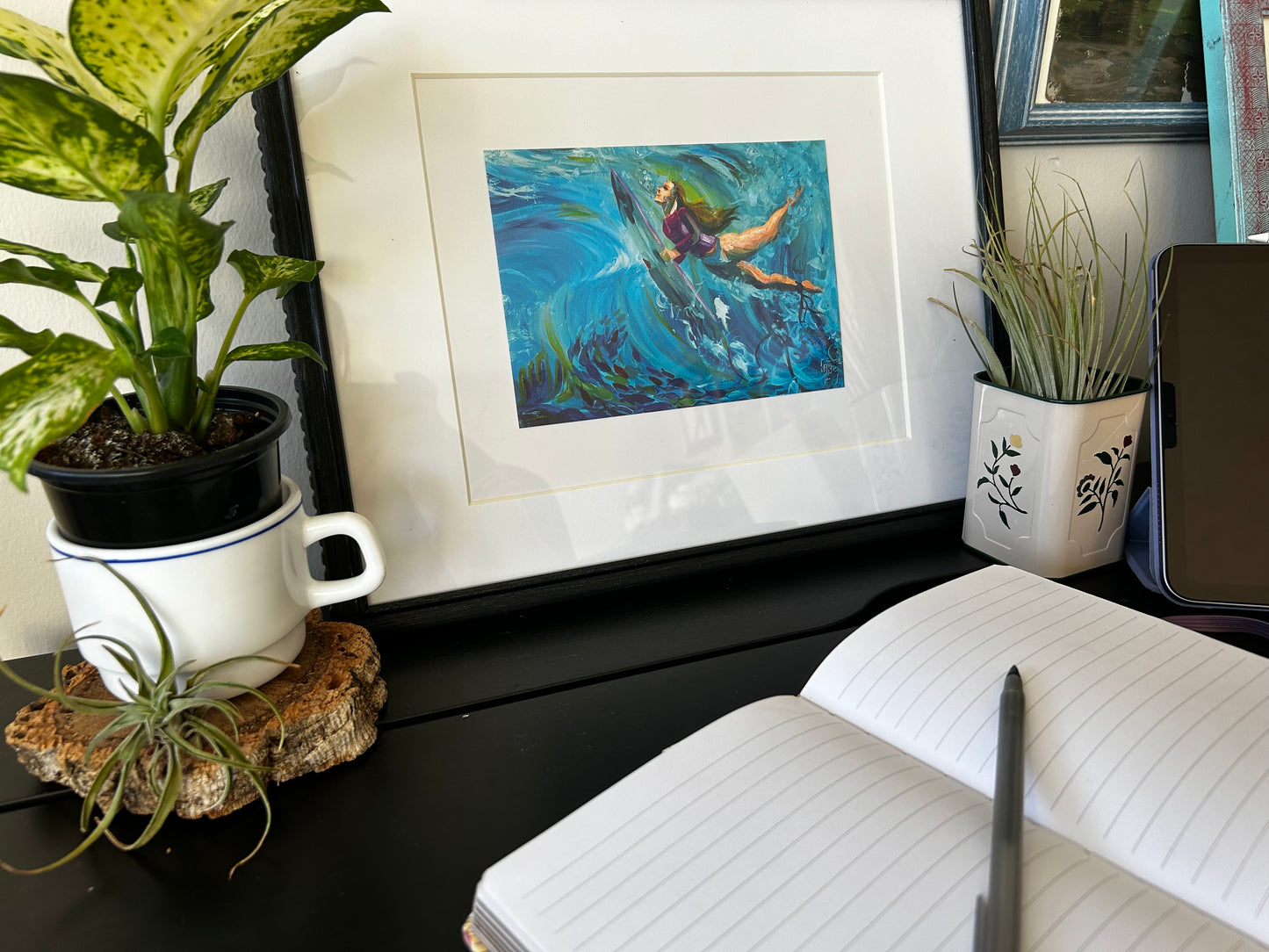 "Surfing spirit" - Art print