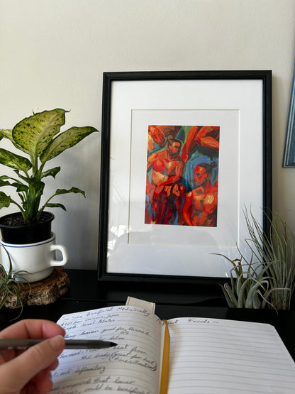 "The Abstract Model" - Art Print