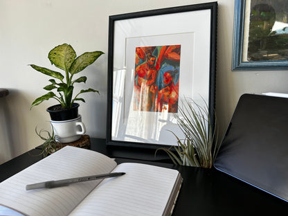 "The Abstract Model" - Art Print
