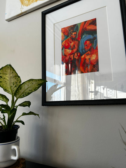 "The Abstract Model" - Art Print