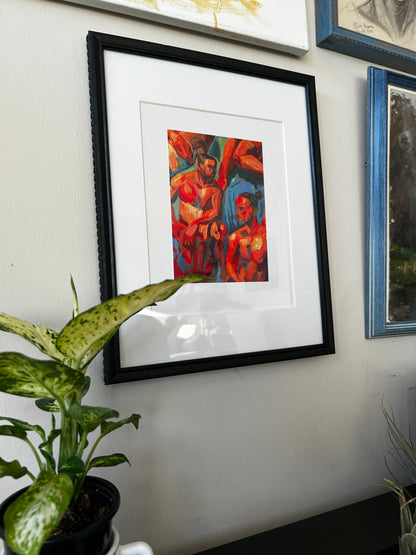 "The Abstract Model" - Art Print