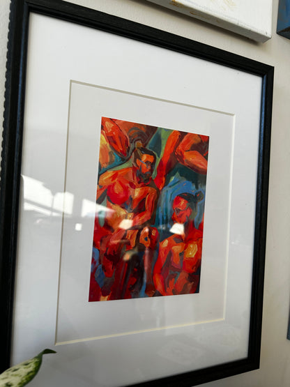 "The Abstract Model" - Art Print