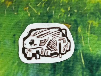 Cubism Rabbit - Sticker