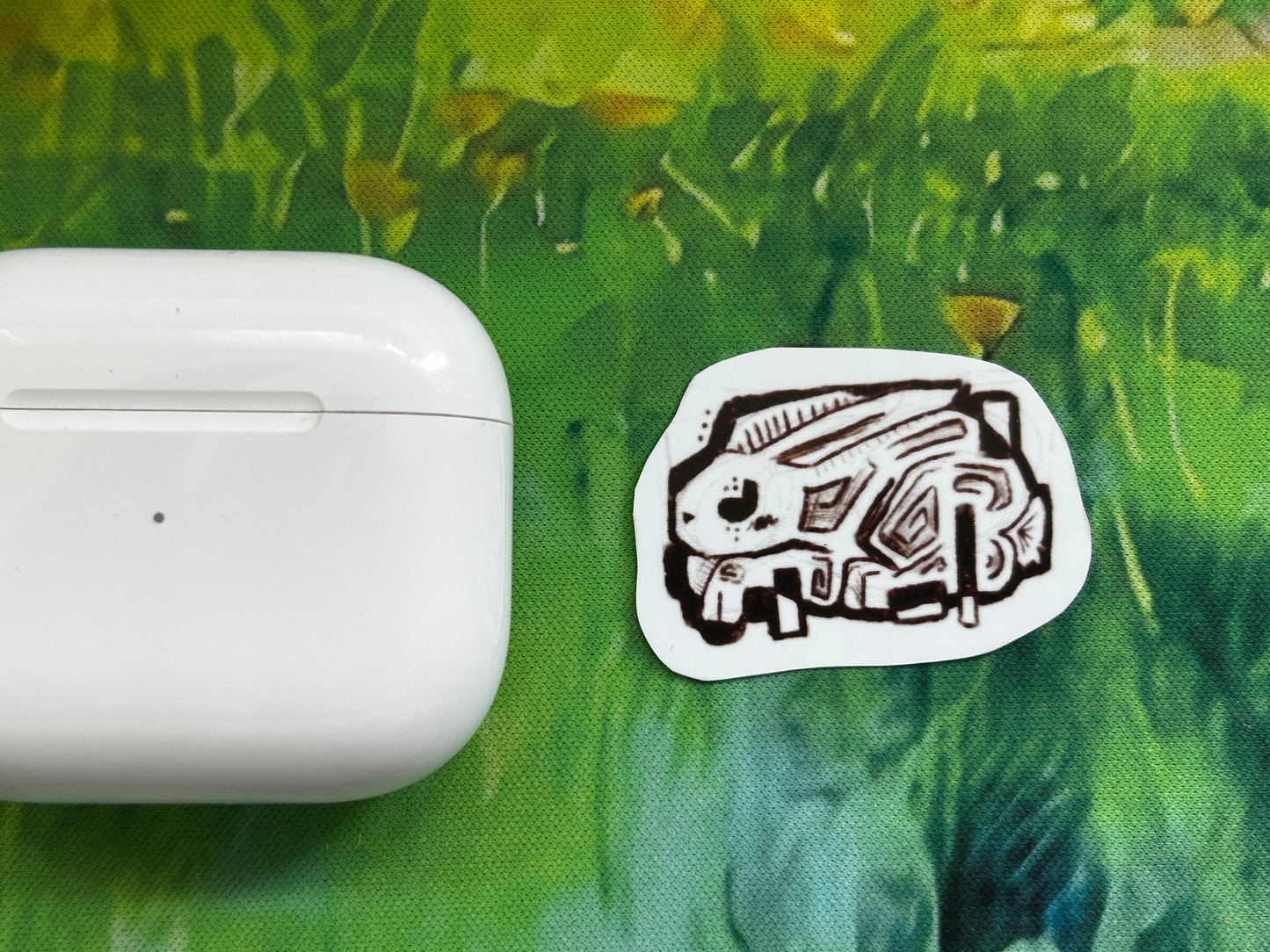 Cubism Rabbit - Sticker